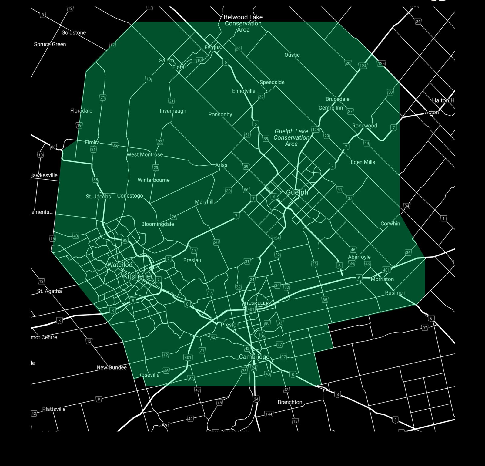 local delivery zone