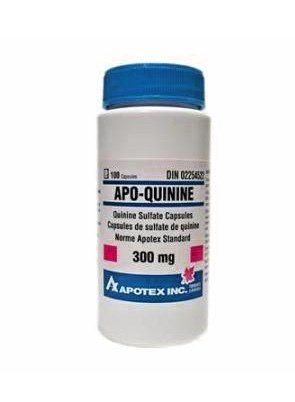 Quinine 300 mg 100 caps Apotex Generic