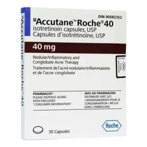 Accutane (Isotretinoin) 40 mg 30 caps Roche