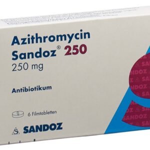Azithromycin 250 mg 6 tabs Sandoz