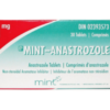 Anastrozole (Arimidex) 1mg 30 tabs Mint Pharmaceuticals Generic