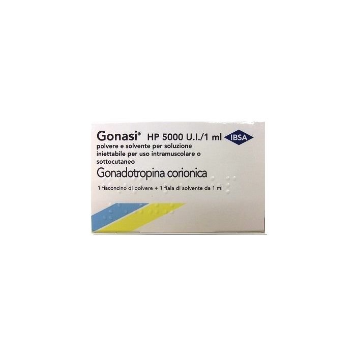 HCG Gonasi HP 5000 IU (Gonadotropin) IBSA - 10 packages